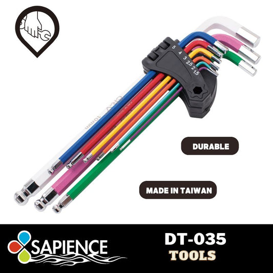 Sapience Colorful Hex Key Wrench Set DT-035