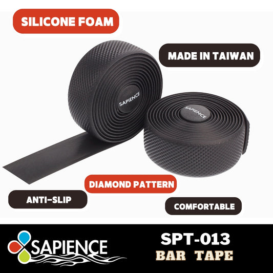 Sapience SPT-013 High Performance Silicone Foam Bar Tape for Road Racing Bikes