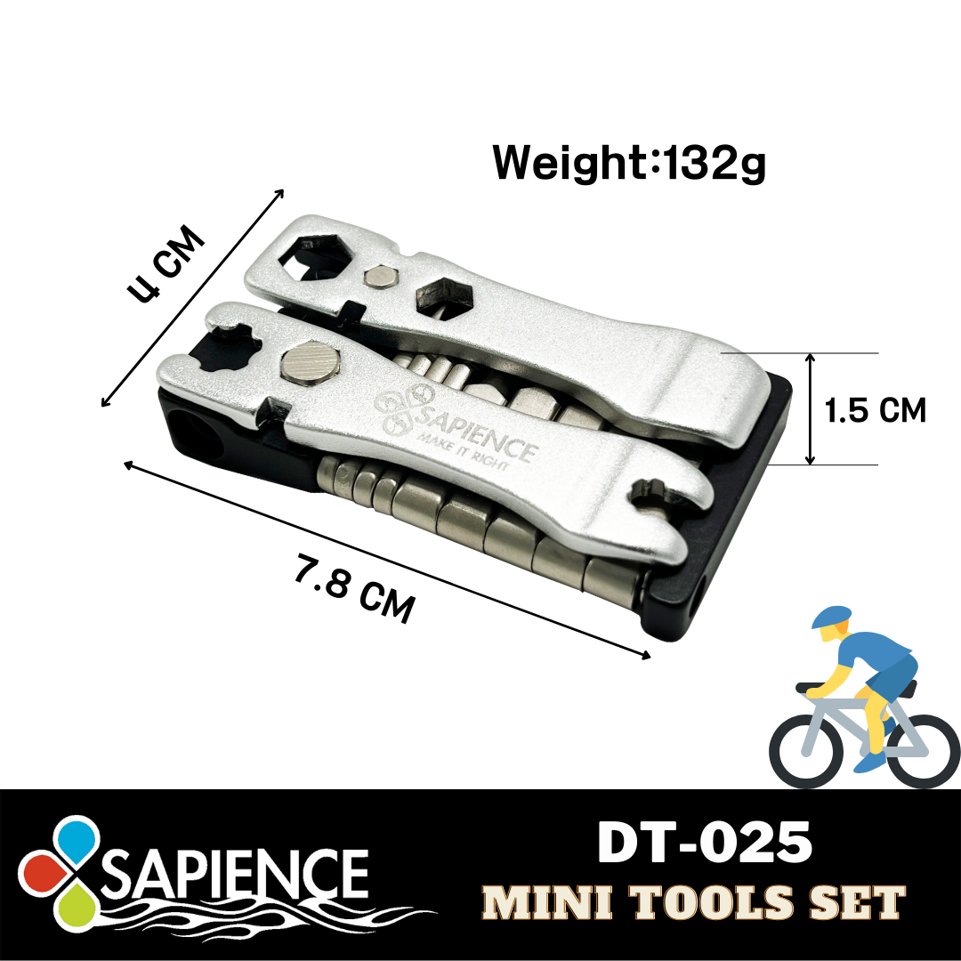 Sapience DT-025 19 in 1 multifunction folding tool set