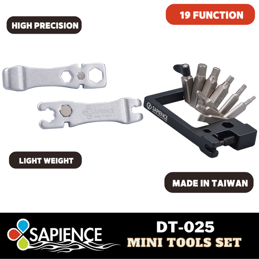 Sapience DT-025 19 in 1 multifunction folding tool set