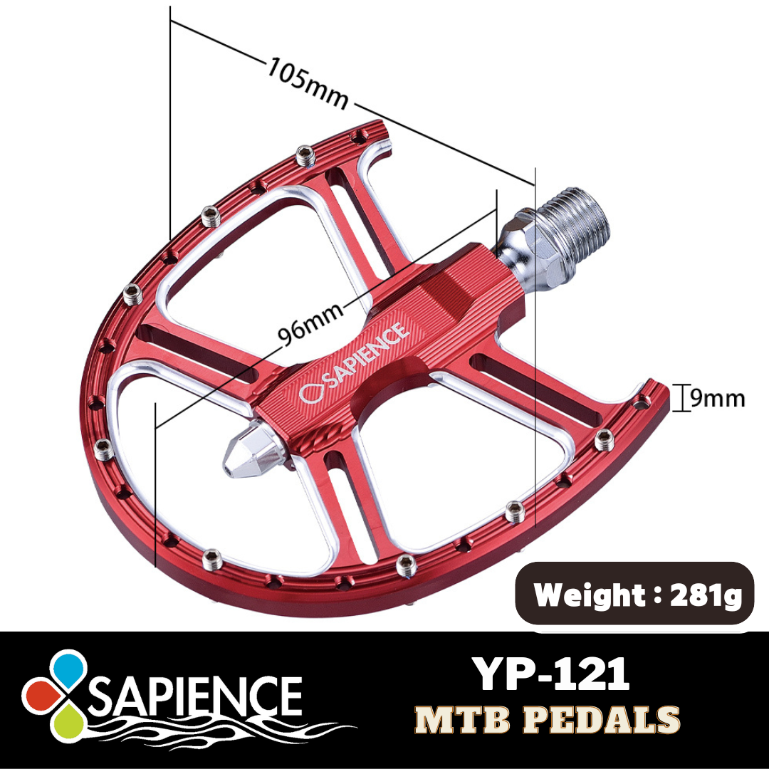 Sapience Alloy CNC Pedal YP-121 For MTB-Lightweight